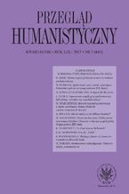 Okładka - Przegląd Humanistyczny 2015/2 (449) - Roman Chymkowski, Lech M. Nijakowski