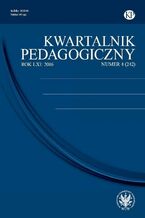 Okładka - Kwartalnik Pedagogiczny 2016/4 (242) - Praca zbiorowa