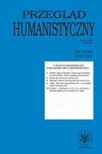 Okładka - Przegląd Humanistyczny 2014/3 (444) - Andrzej Kołakowski