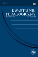 Okładka - Kwartalnik Pedagogiczny 2017/3 (245) - Janina Kamińska