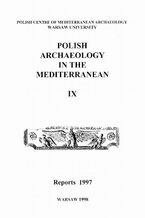 Okładka - Polish Archaeology in the Mediterranean 9 - Michał Gawlikowski, Wiktor Andrzej Daszewski