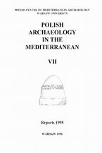 Okładka - Polish Archaeology in the Mediterranean 7 - Michał Gawlikowski, Wiktor Andrzej Daszewski