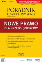 Okładka - Nowe prawo dla przedsiębiorców - Robert Rykowski, Adam Tula