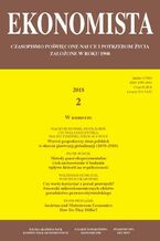 Okładka - Ekonomista 2018 nr 2 - Praca zbiorowa