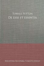 Okładka - De esse et essentia - Tomasz Sutton