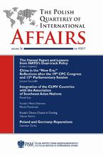 Okładka - The Polish Quarterly of International Affairs 4/2017 - Robert Kupiecki, Justyna Szczudlik, Paweł Soja, Marek Menkiszak, Nikolai Petrov, Stanisław Żerko, Marek Kornat, Hieronim Grala