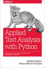 Okładka - Applied Text Analysis with Python. Enabling Language-Aware Data Products with Machine Learning - Benjamin Bengfort, Rebecca Bilbro, Tony Ojeda
