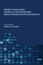Okładka - Rynkowe i technologiczne oraz regulacyjne uwarunkowania rozwoju krajowego sektora ciepłowniczego - Andrzej T. Szablewski