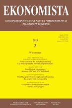 Okładka - Ekonomista 2018 nr 3 - Praca zbiorowa