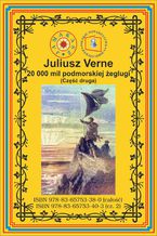 Okładka - 20 000 mil podmorskiej żeglugi. Część 2 - Juliusz Verne