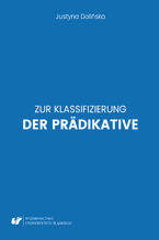 Okładka - Zur Klassifizierung der Prädikative - Justyna Dolińska