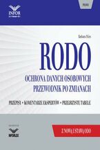 Okładka - RODO. Ochrona danych osobowych - Barbara Pióro