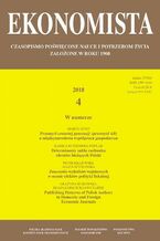 Okładka - Ekonomista 2018 nr 4 - Praca zbiorowa
