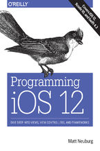 Okładka - Programming iOS 12. Dive Deep into Views, View Controllers, and Frameworks - Matt Neuburg