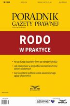 Okładka - RODO w praktyce - Kamila Kozera, Katarzyna Pośpiech-Białas, Piotr Ostafi, Bartosz Wojciechowski