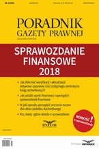 Okładka - Sprawozdanie finansowe 2018 - Praca zbiorowa