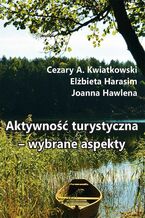 Okładka - Aktywność turystyczna - wybrane aspekty - Cezary A. Kwiatkowski, Elżbieta Harasim, Joanna Hawlena