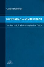 Okładka - Modernizacja administracji - Grzegorz Rydlewski