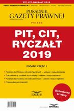 Okładka - PIT CIT Ryczałt 2019 - Praca zbiorowa