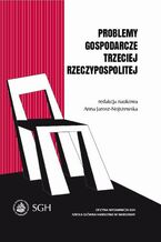 Okładka - Problemy gospodarcze trzeciej Rzeczypospolitej - Anna Jarosz-Nojszewska