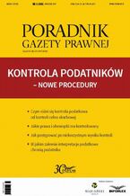 Okładka - Kontrola podatników - nowe procedury (PGP 4/2017) - Praca zbiorowa