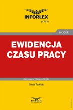 Okładka - Ewidencja czasu pracy - Beata Tofiluk