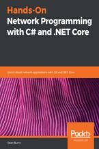Okładka - Hands-On Network Programming with C# and .NET Core. Build robust network applications with C# and .NET Core - Sean Burns
