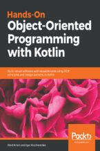 Okładka - Hands-On Object-Oriented Programming with Kotlin. Build robust software with reusable code using OOP principles and design patterns in Kotlin - Abid Khan, Igor Kucherenko