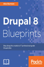 Okładka - Drupal 8 Blueprints. Step along the creation of 7 professional-grade Drupal sites - Alex Burrows