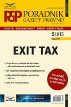 Okładka - Exit tax - Praca zbiorowa