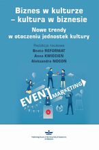Okładka - Biznes w kulturze - kultura w biznesie - Beata Reformat, Anna Kwiecień, Aleksandra Nocoń