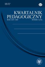 Okładka - Kwartalnik Pedagogiczny 2019/3 (253) - Adam Fijałkowski