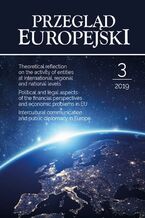Okładka - Przegląd Europejski 2019/3 - Konstanty Adam Wojtaszczyk