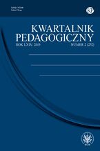 Okładka - Kwartalnik Pedagogiczny 2019/2 (252) - Adam Fijałkowski