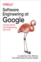 Okładka - Software Engineering at Google. Lessons Learned from Programming Over Time - Titus Winters, Tom Manshreck, Hyrum Wright