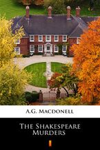 Okładka - The Shakespeare Murders - A.G. Macdonell