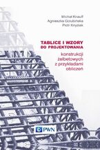 Okładka - Tablice i wzory do projektowania konstrukcji żelbetowych z przykładami obliczeń - Michał Knauff, Agnieszka Golubińska, Piotr Knyziak