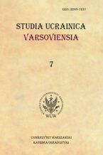 Okładka - Studia Ucrainica Varsoviensia 2019&sol;7 - Irena Mytnik