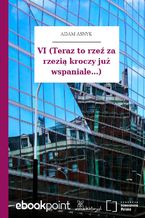 Okładka - VI (Teraz to rzeź za rzezią kroczy już wspaniale...) - Adam Asnyk