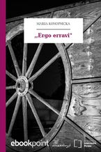 Okładka - Ergo erravi - Maria Konopnicka
