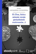 Okładka - II (Ten, który mienie swoje gwiaździste roztrwania...) - Maria Pawlikowska-Jasnorzewska
