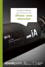 Okładka - [Pieśni - nota edytorska] - Jan Kochanowski
