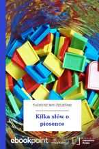 Okładka - Kilka słów o piosence - Tadeusz Boy-Żeleński