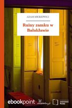 Okładka - Ruiny zamku w Bałakławie - Adam Mickiewicz