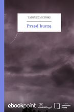 Okładka - Przed burzą - Tadeusz Miciński