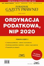 Okładka - Ordynacja podatkowa NIP 2020 - Praca zbiorowa