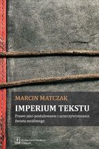 Okładka - Imperium tekstu - Marcin Matczak
