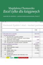 Okładka - Excel tylko dla księgowych Zeszyt 2 - Magdalena Chomuszko