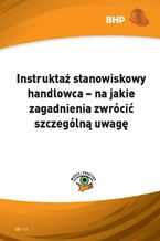Okładka - Instruktaż stanowiskowy handlowca - na jakie zagadnienia zwrócić szczególną uwagę (e-book) - Waldemar Klucha