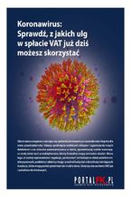 Okładka - Koronawirus: Sprawdź, z jakich ulg w spłacie VAT już dziś możesz skorzystać - Mirosław Siwiński